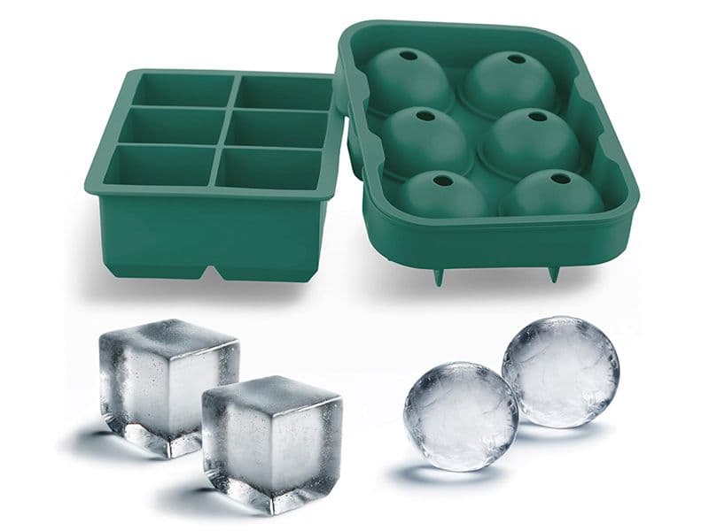 Round ice cubes for frozen dog treats